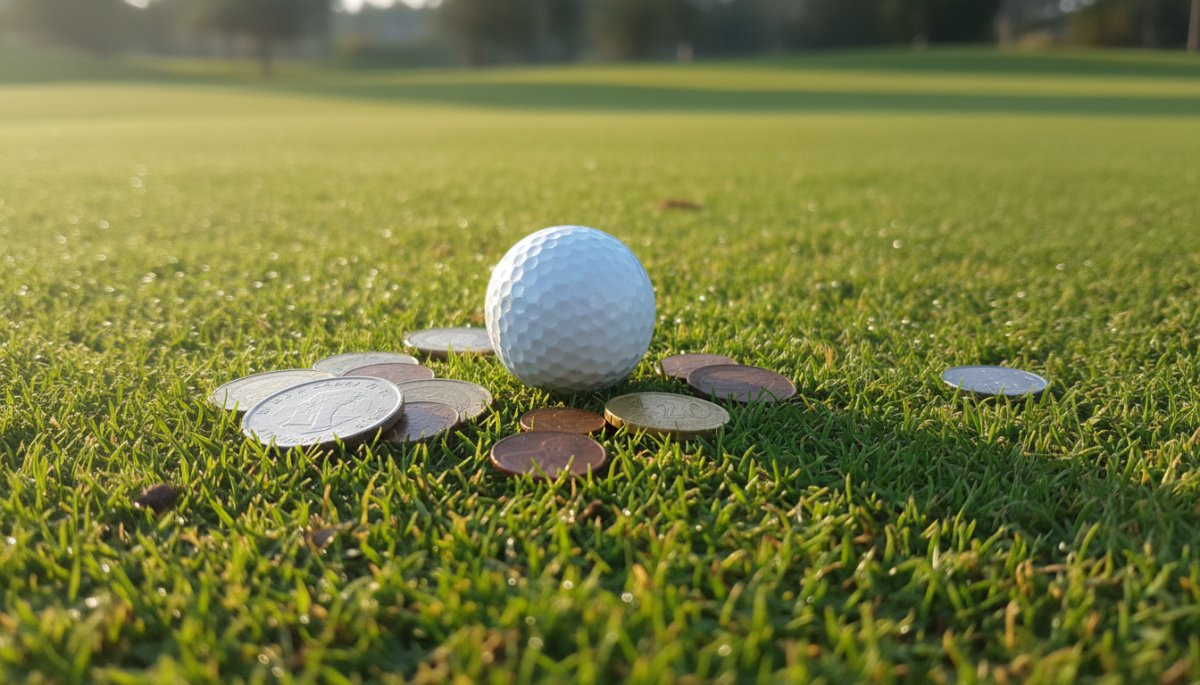 500円玉や10円玉などの硬貨をマーカーとして使用する様子