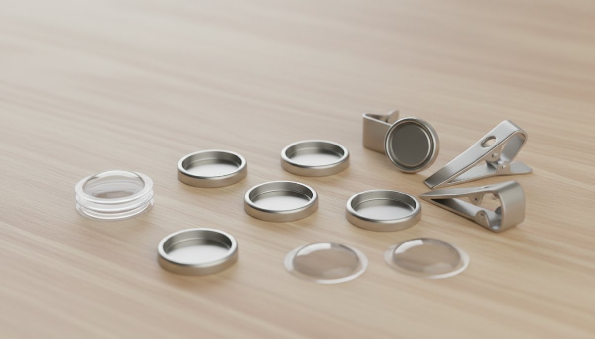 ゴルフマーカー自作キットの内容物