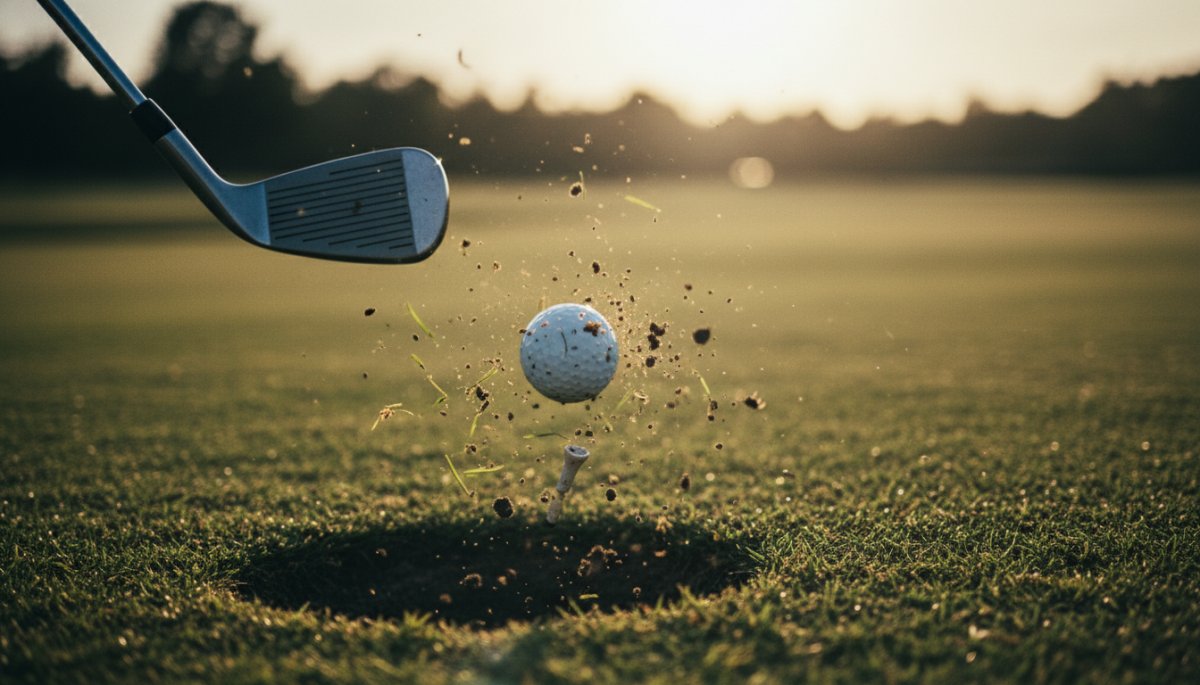 ゴルフスイングのインパクト瞬間