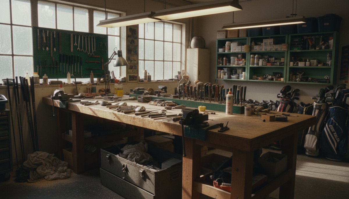 ゴルフクラブの修理工房