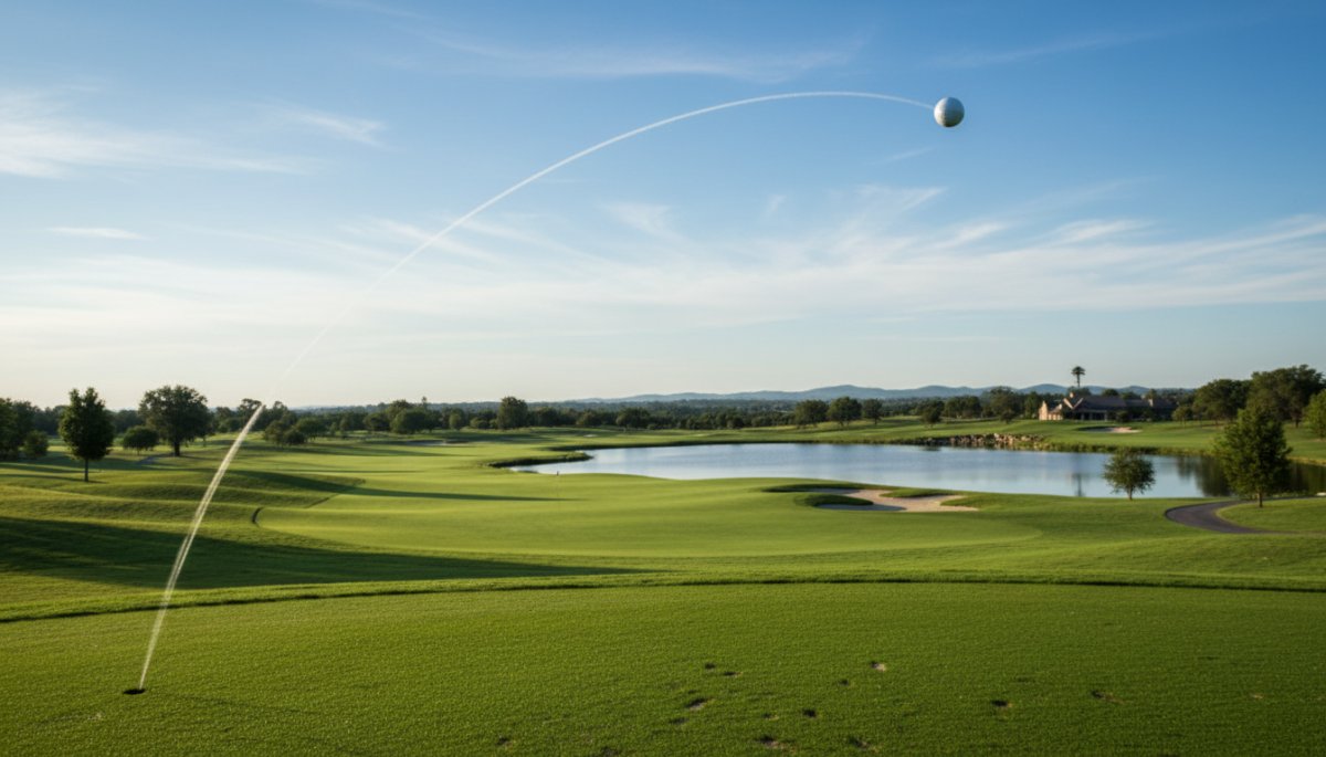 アイアンのロフト角とボール弾道の関係図