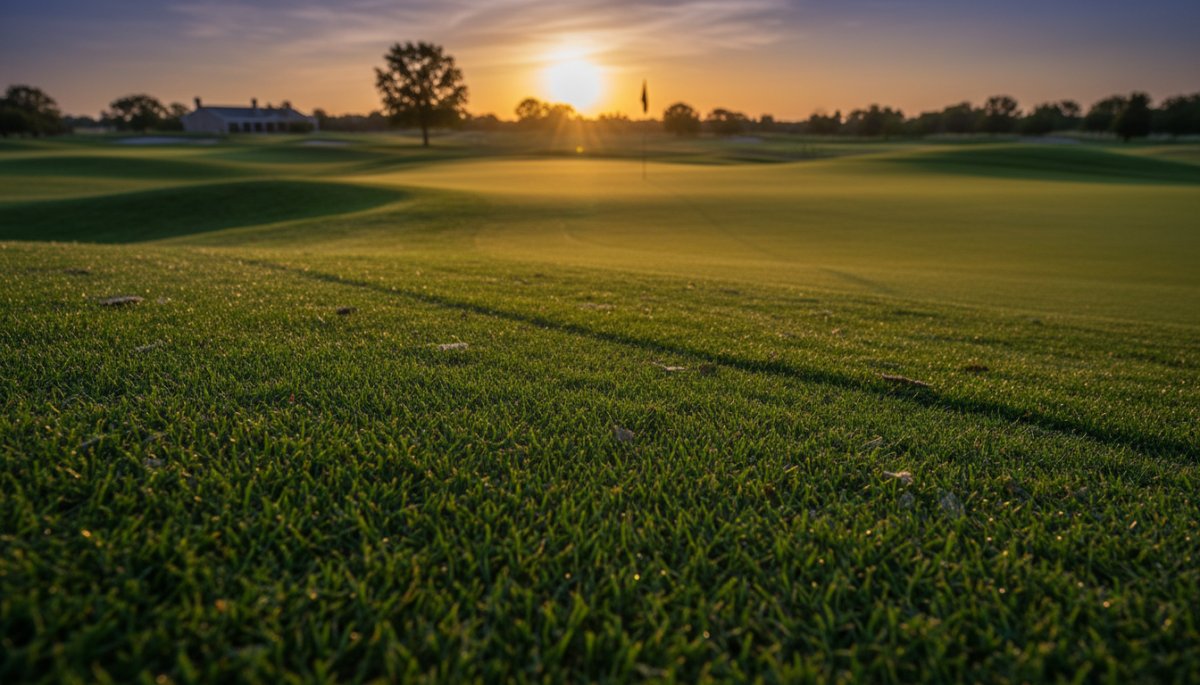ゴルフコースでのパッティングシーン