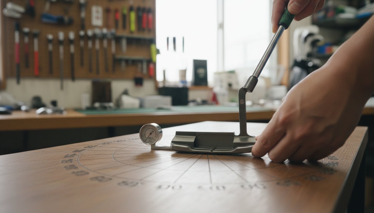 L.A.B Golf DF3パターのライ角フィッティング測定