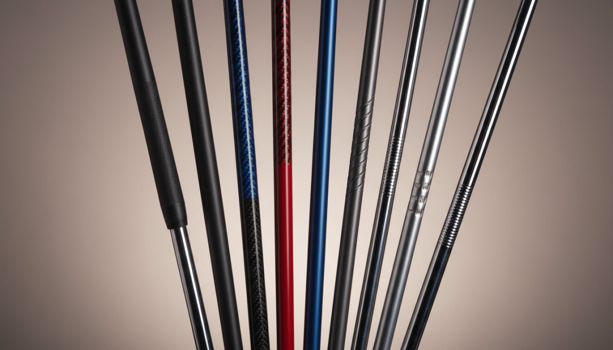 様々なゴルフシャフトの種類