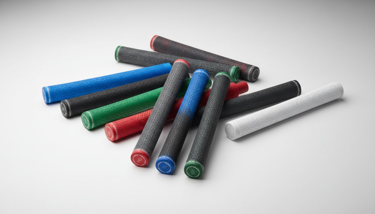 様々な種類のゴルフグリップ