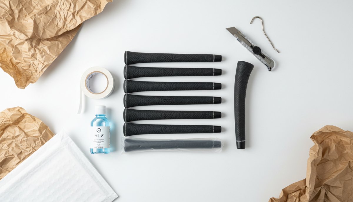 ネット購入したゴルフグリップと交換道具