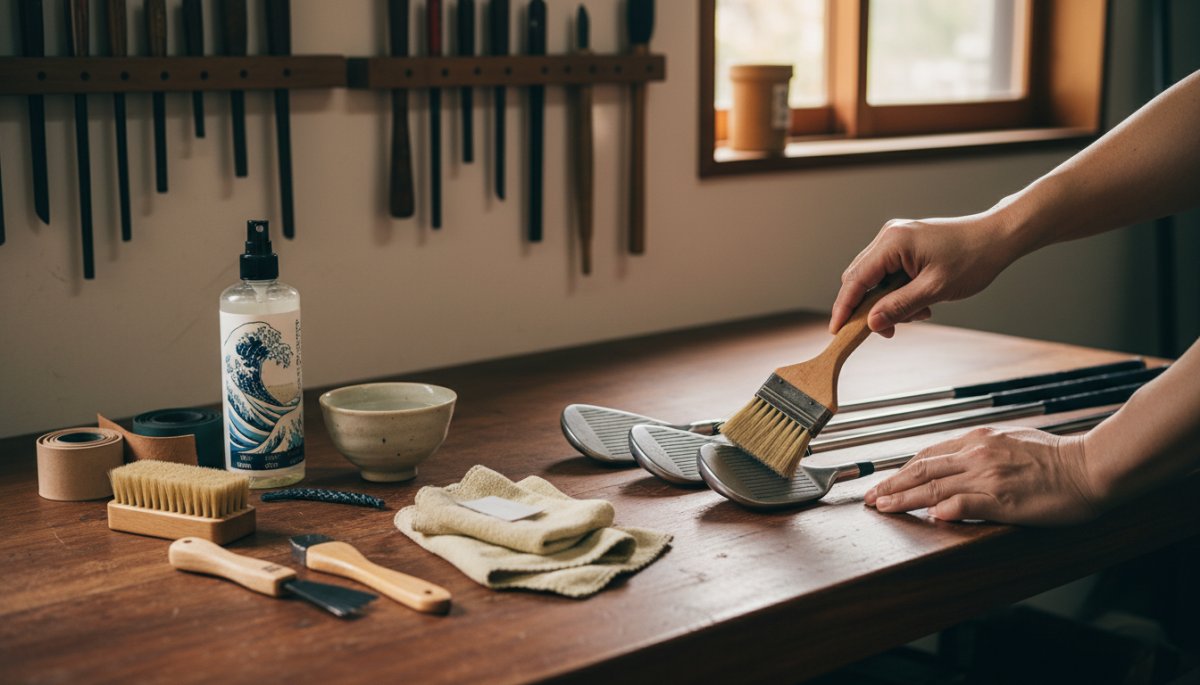 グリップメンテナンス方法