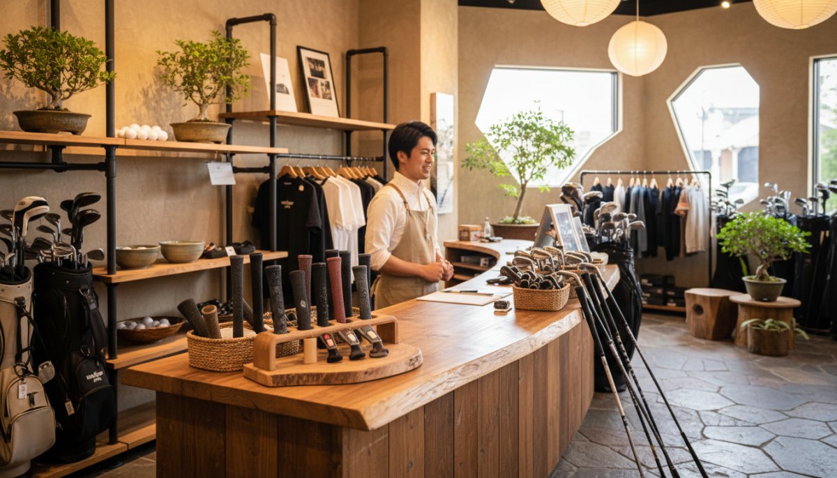 ゴルフショップのサービス比較イメージ