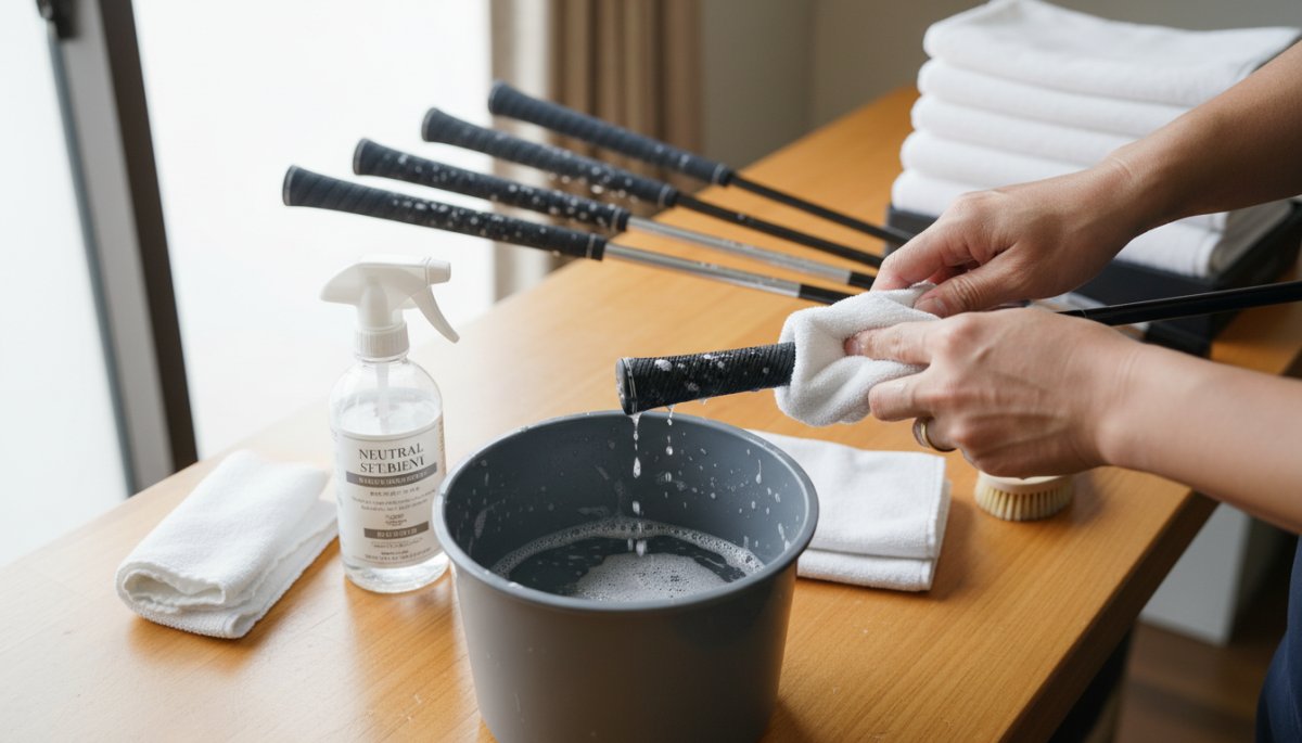 ゴルフグリップのメンテナンス方法