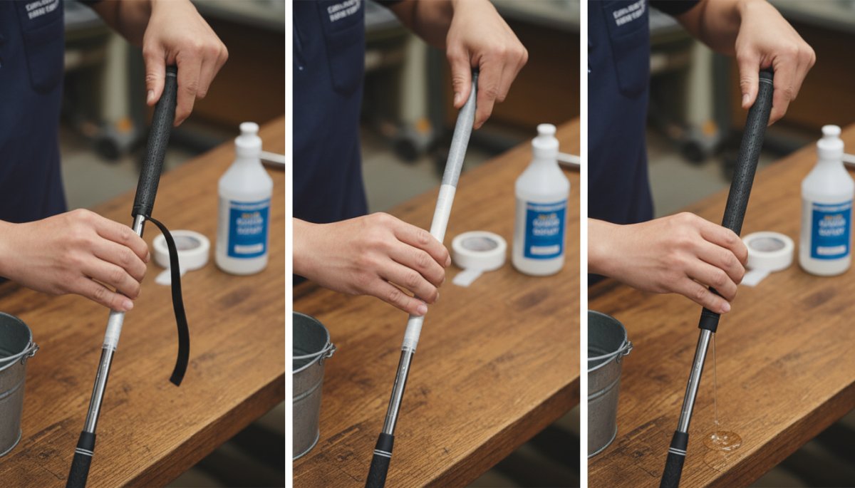 自分でできるグリップ交換の手順