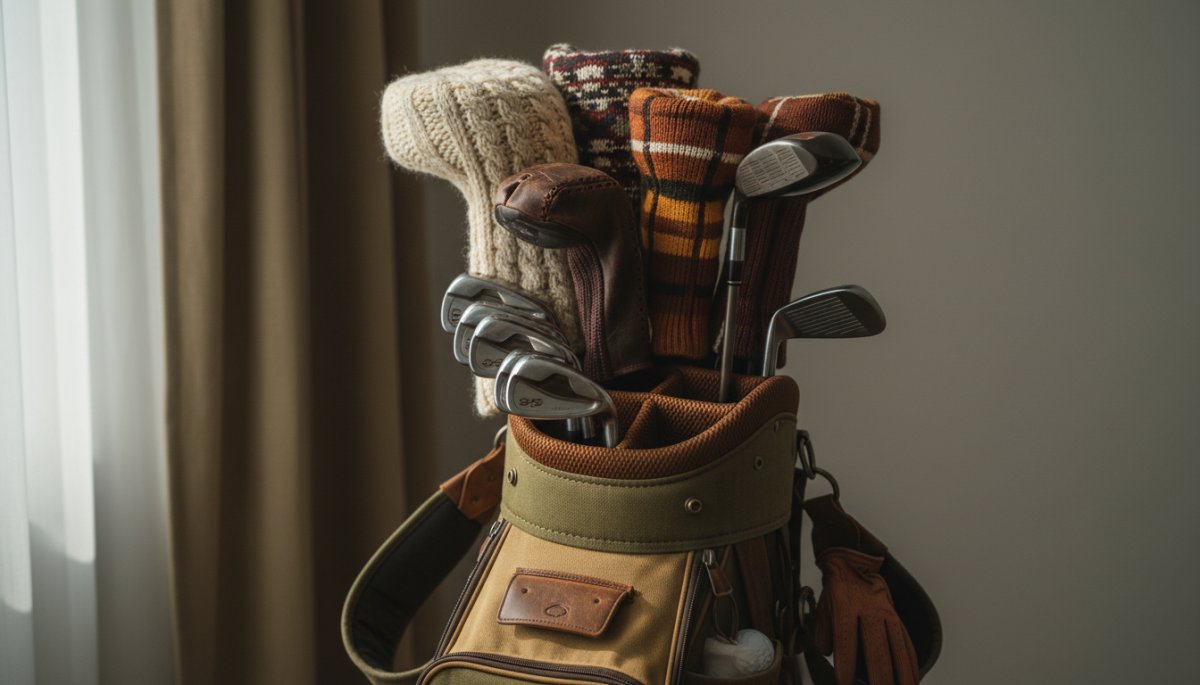 ゴルフバッグ内でのドライバー保管方法とヘッドカバーの種類
