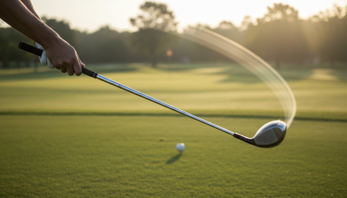 ゴルフグリップ交換による飛距離向上効果のイメージ