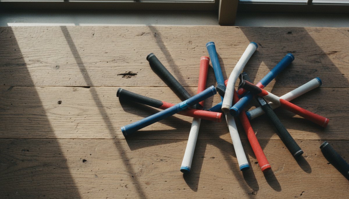 ゴルフグリップの種類とカラーバリエーション