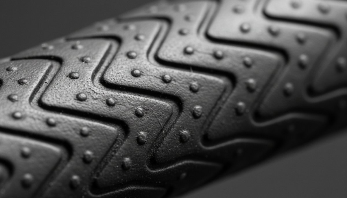 ゴルフクラブのグリップ部分のクローズアップ