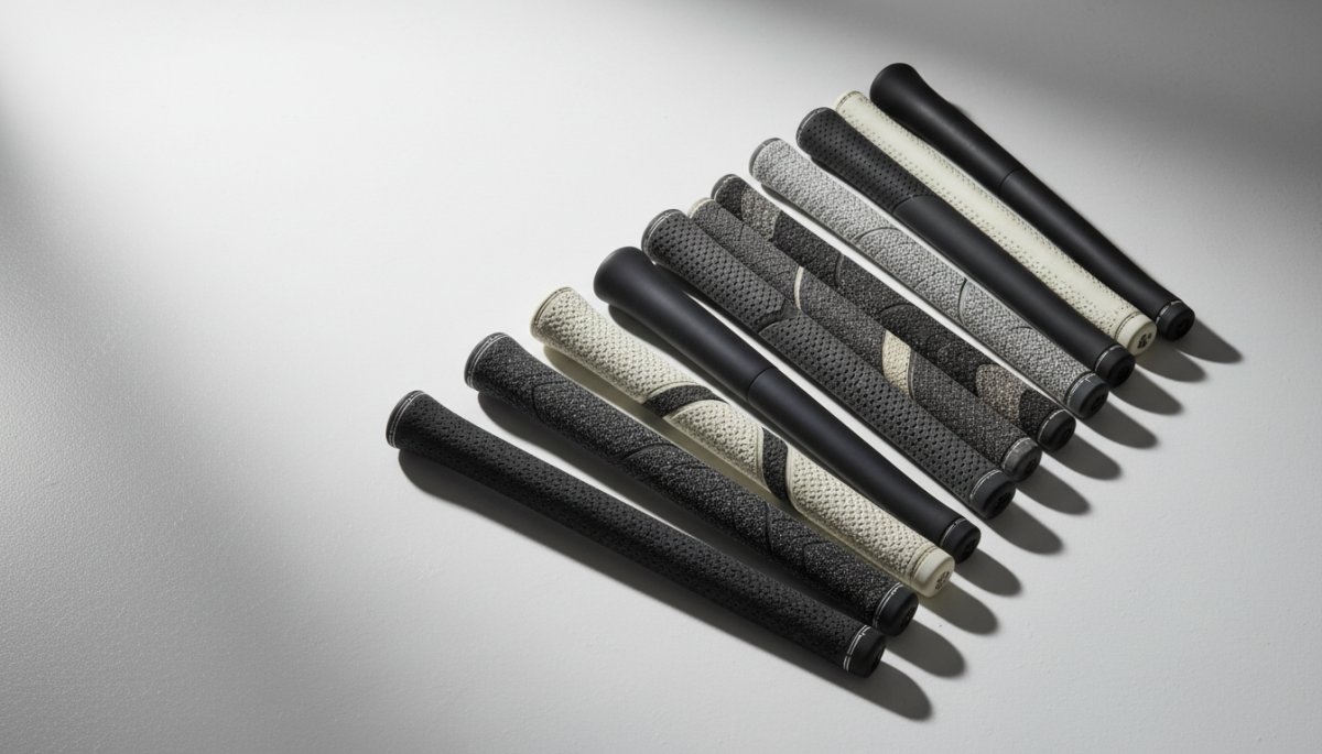 様々な素材のゴルフグリップ