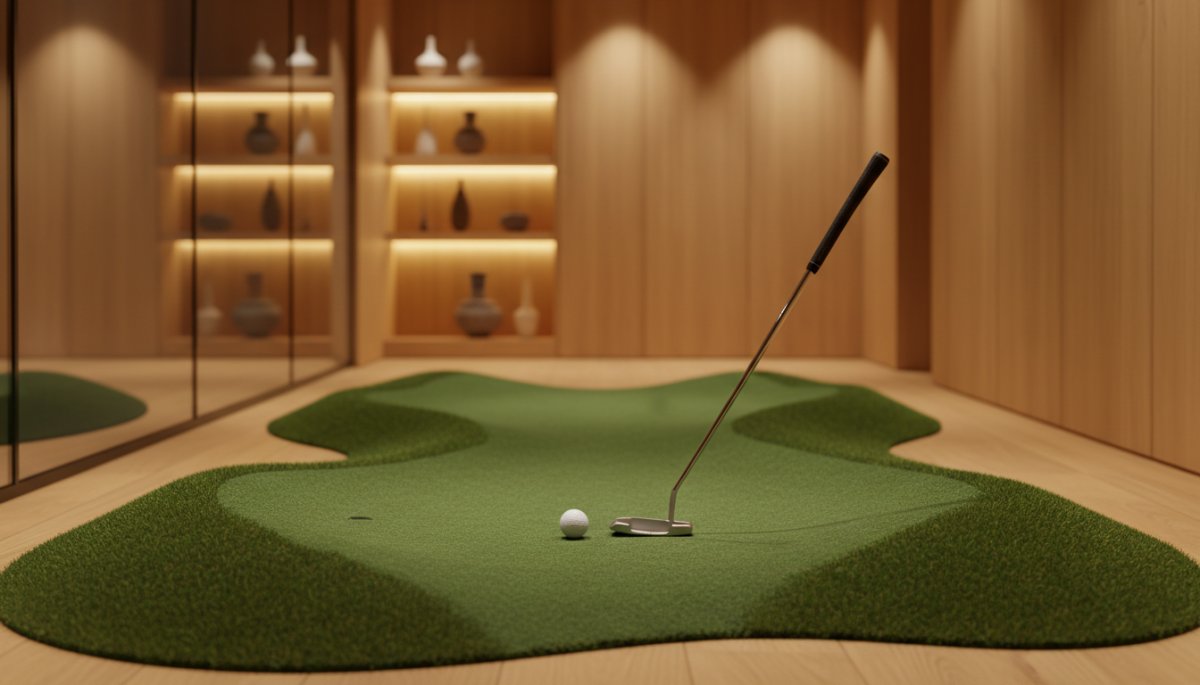 L.A.B Golf パターの試打風景