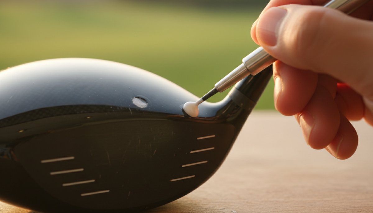 タッチアップペンで塗装剥がれを補修