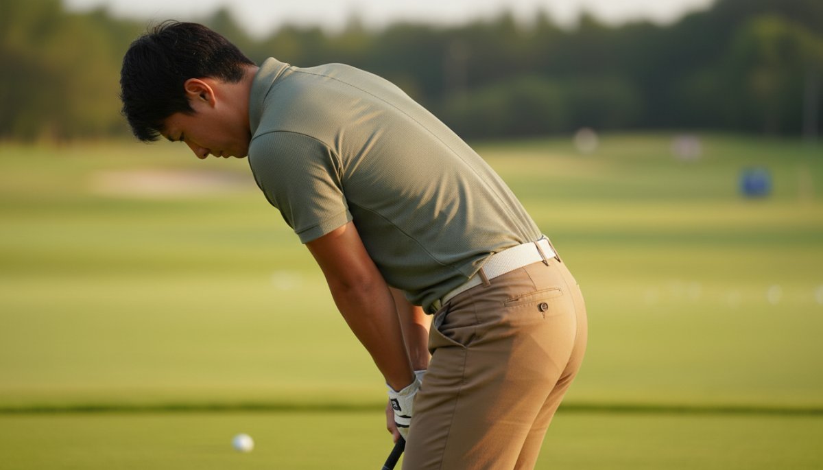 ゴルフアドレスでの股関節ヒンジの正しい作り方