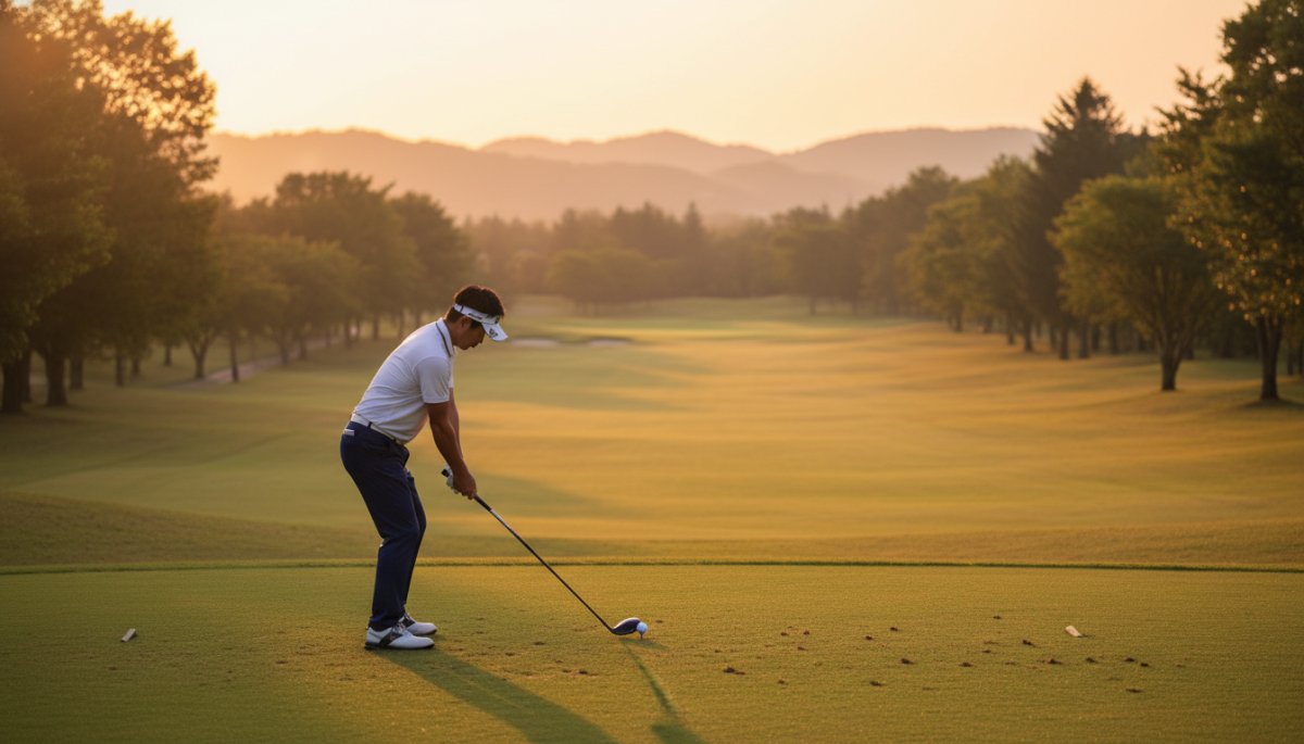 ゴルフコースでのアドレスルーティンの実践