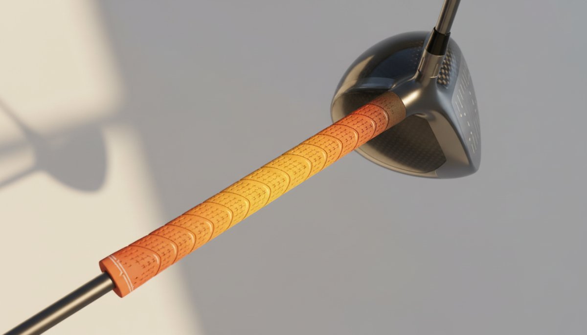 グリップ交換完了後のゴルフクラブ