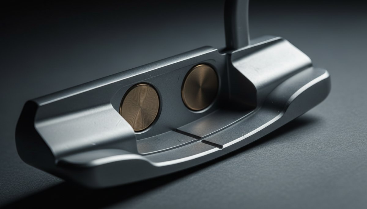 ライ角バランステクノロジーを搭載したパターのソール部分とウェイト配置