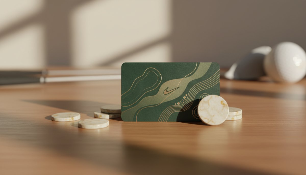 ゴルフショップの会員カードとポイントシステム