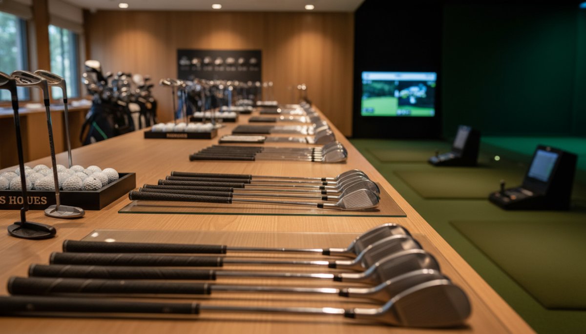 シャフトフィッティングの様子