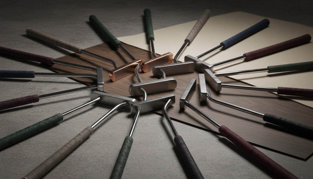 L.A.B. Golfパターと他社パターの比較イメージ