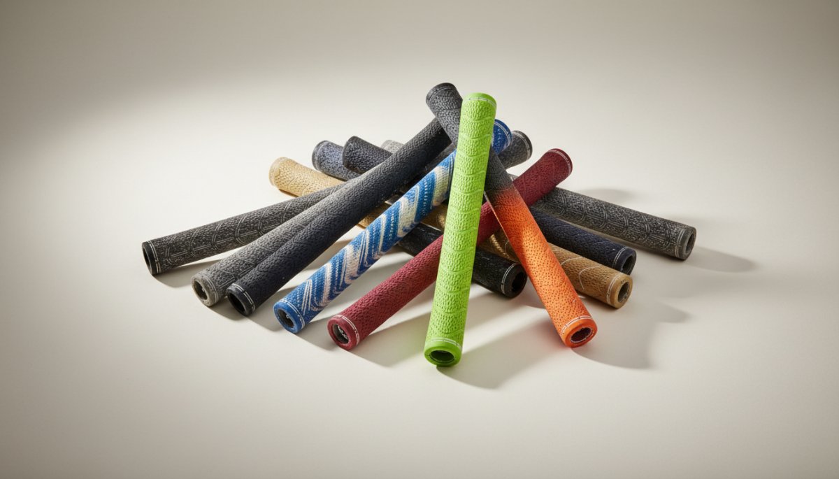 様々な種類のゴルフグリップ