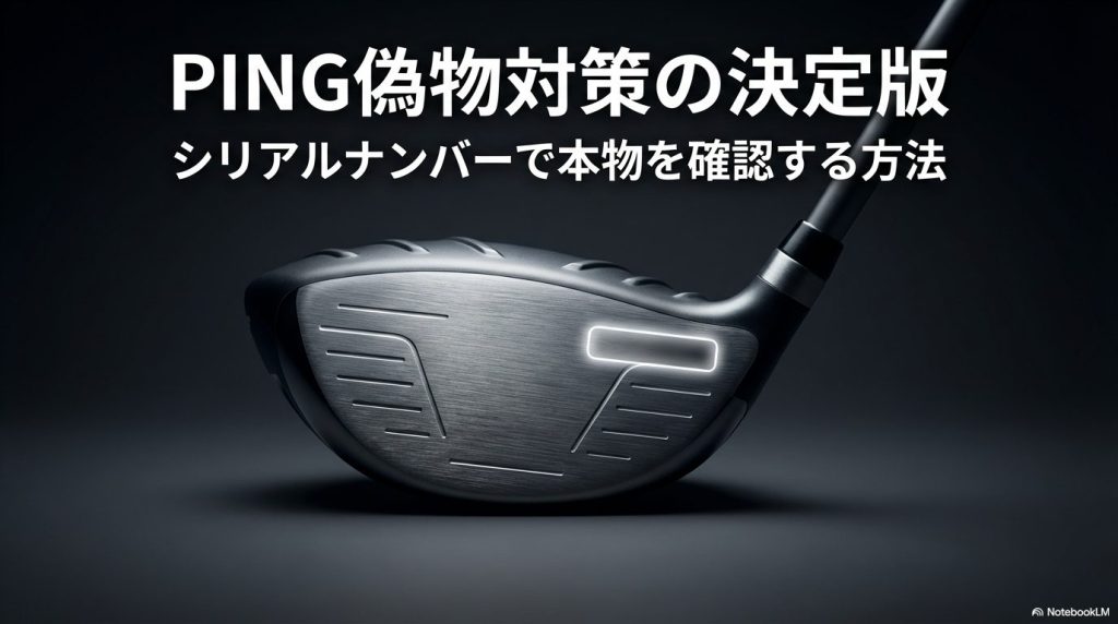 PING偽物対策の決定版｜シリアルナンバーで本物を確認する方法