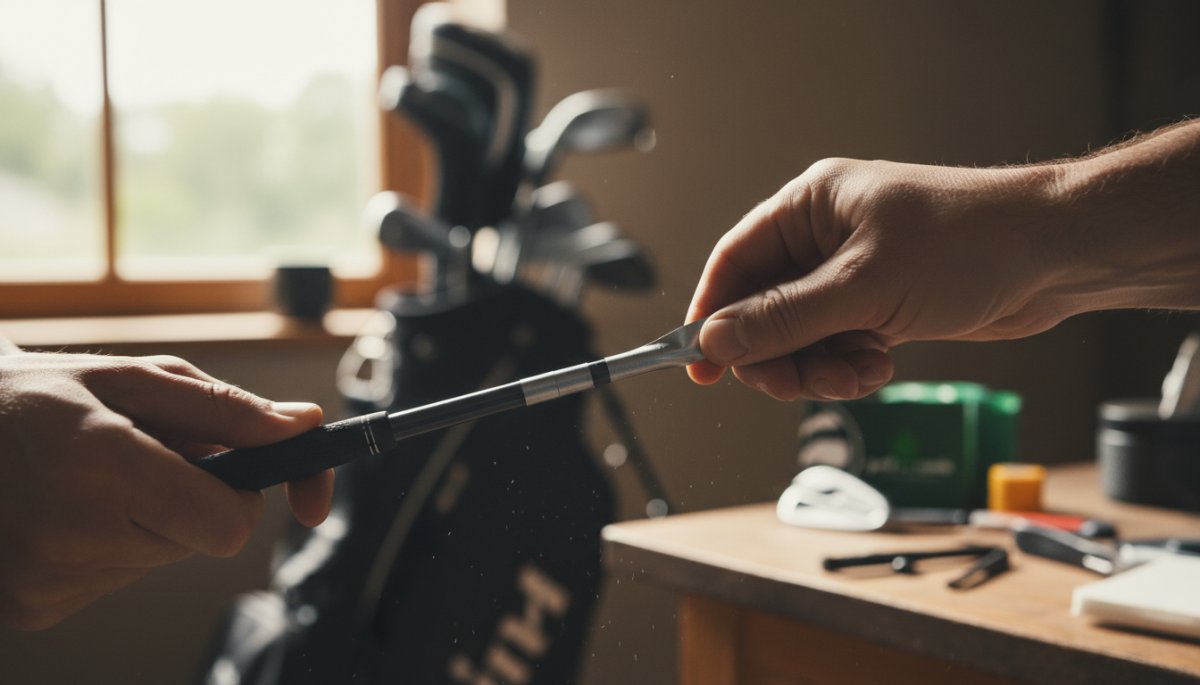 アイアンシャフトに鉛を貼る効果とは？手元調整でミート率アップを実現