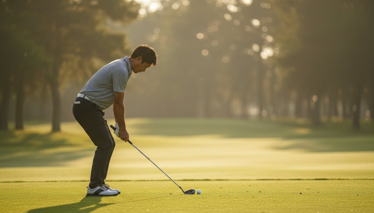 ゴルフのアドレスで棒立ちはNG？正しい構え方と前傾姿勢の作り方