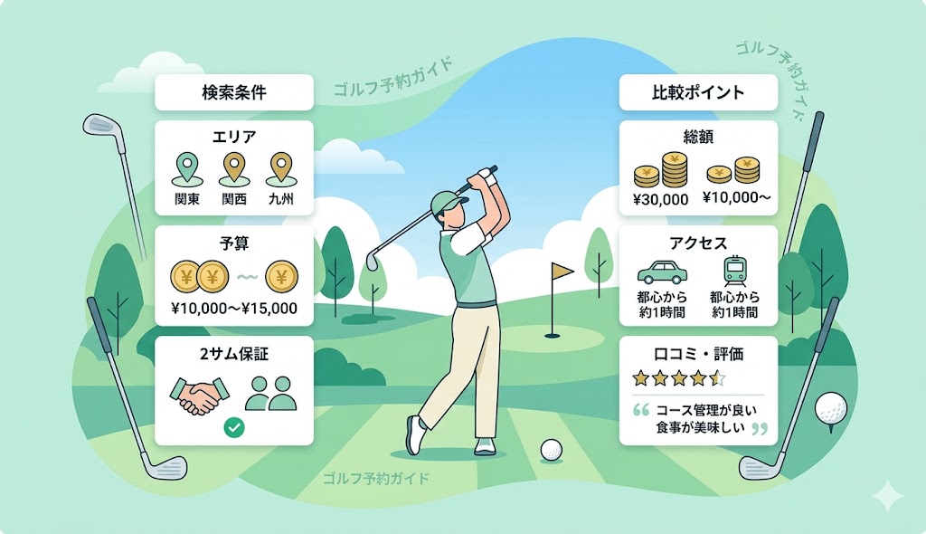 楽天GORAで安いゴルフ場を予約するコツをまとめた比較
